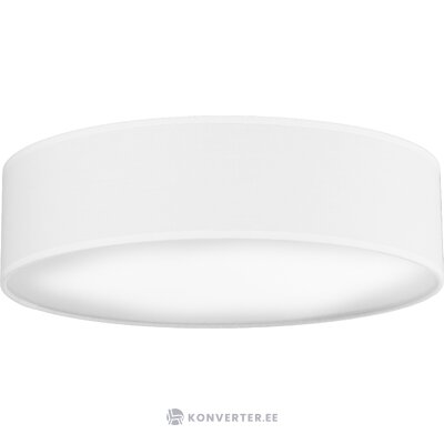 Baltas žėručio (sotto luce) lubinis šviestuvas su grožio trūkumais