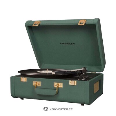 2-in-1 bluetooth record player portfolio (crosley radio) intact, boxed, broken