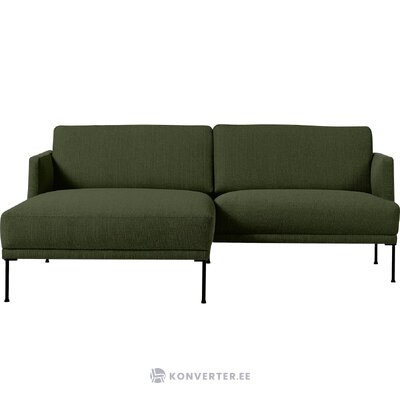 Green corner sofa (fluente) intact