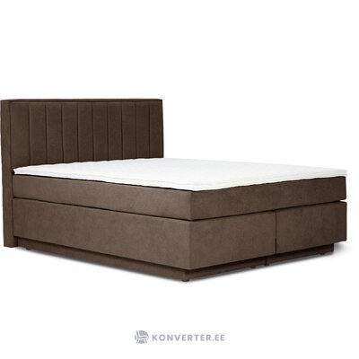 Brūna kontinentālā gulta (līvija) 180x200 neskarta