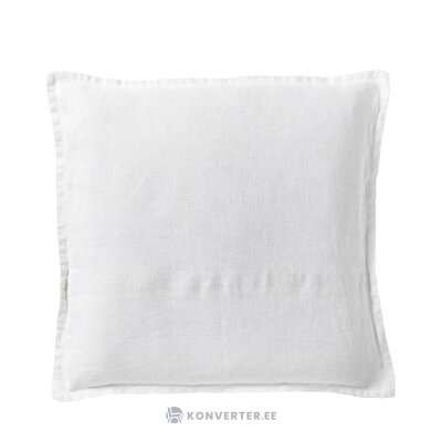 Baltas lininis pagalvės užvalkalas (lanya) nepažeistas