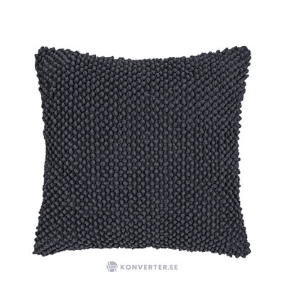 Dark gray cotton pillowcase (indi), intact