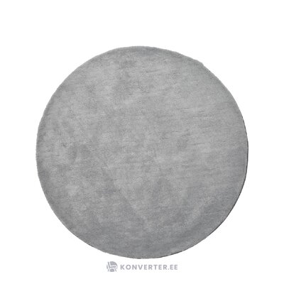 Ковер круглый серый (лейтон) d=250 цел