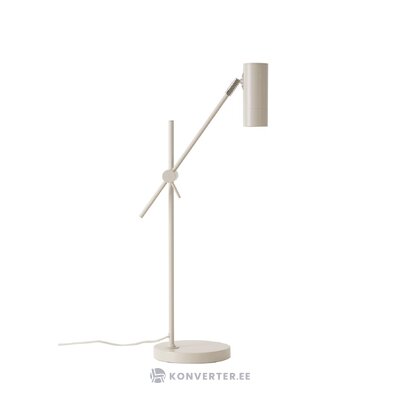 White floor lamp (cassandra) with a beauty flaw