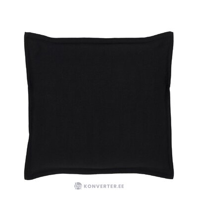 Black cotton pillowcase (mads) intact
