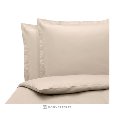 Light beige cotton bedding set 3-piece (premium) complete