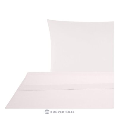 Rozā kokvilnas gultas veļas komplekts 2-daļīgs (komforts) komplektēts