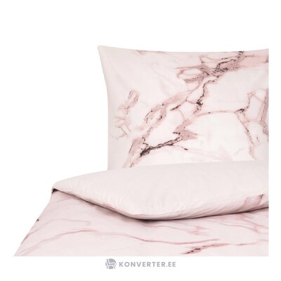 Pink patterned cotton bedding set 2-piece (maline) whole