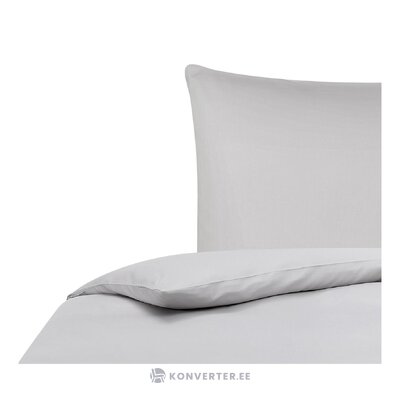 Светло-серый комплект постельного белья из 2-х предметов (скай) в целости