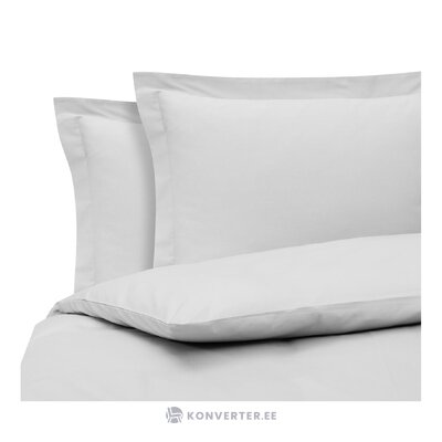 Light gray cotton bedding set 3-piece (premium) complete