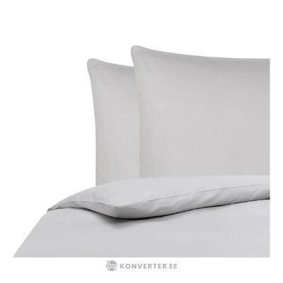 Светло-серый комплект постельного белья из 3-х предметов (скай) в комплекте