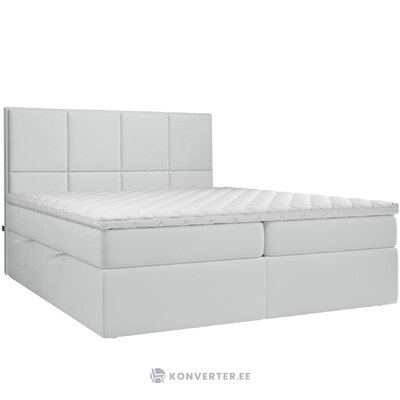 Light gray continental bed premium (maison de reve) 180x200 with beauty defect