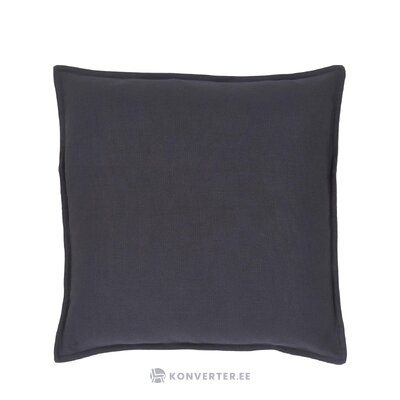 Tamsiai pilkas medvilninis pagalvės užvalkalas (mads), nepažeistas