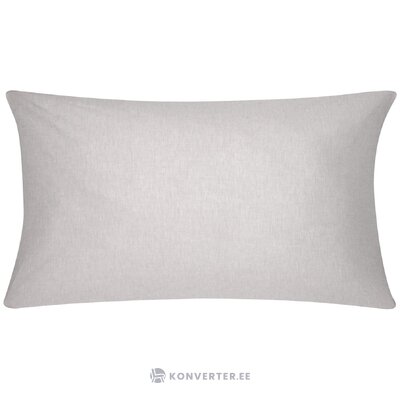 Šviesiai pilkos spalvos pagalvės užvalkalas (kašmyras) nepažeistas