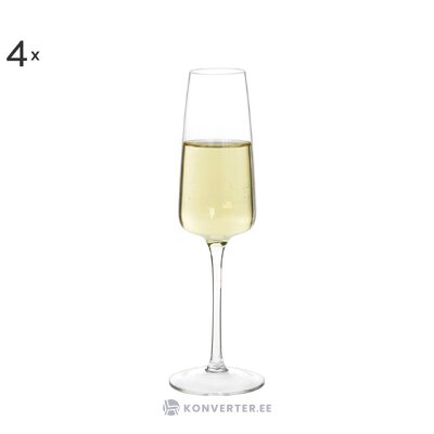 Набор из 4 бокалов для шампанского (эллери) в целости