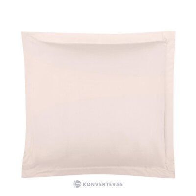 Light pink cotton pillowcase 2 pcs (premium) intact