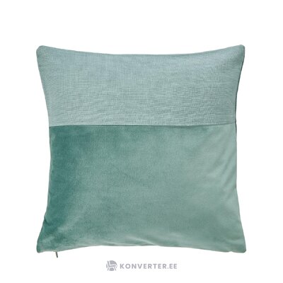 Sage green velvet pillowcase (adelaide) intact