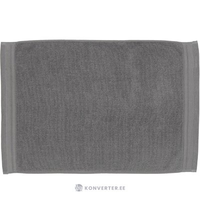 Dark gray cotton bathroom rug (premium) 70x120 intact