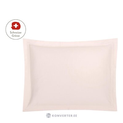 Šviesiai rožinis medvilninis pagalvės užvalkalas (premium) nepažeistas