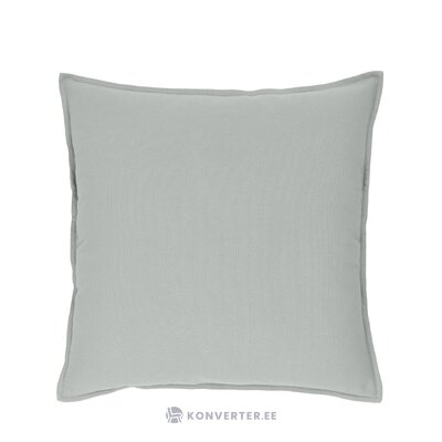 Light gray cotton pillowcase (mads), intact