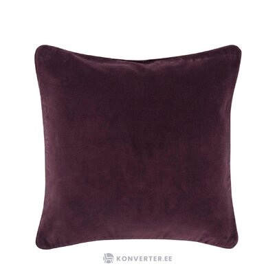 Violetinis aksominis pagalvės užvalkalas (dana) nepažeistas