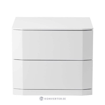 White nightstand with piper (camino) beauty flaw