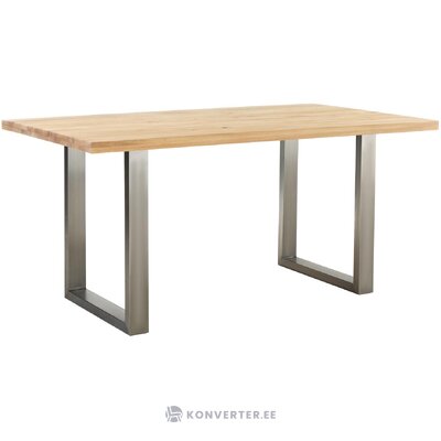 Medžio masyvo pietų stalas (alyvuoginis) (kopija) nepažeistas