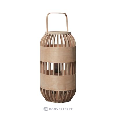 Large wooden lantern willow (d&amp;m depot) h=80 with cosmetic defects
