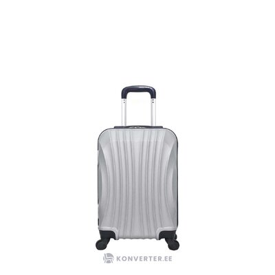 Gray small suitcase moscou (hero) 53cm with blemishes