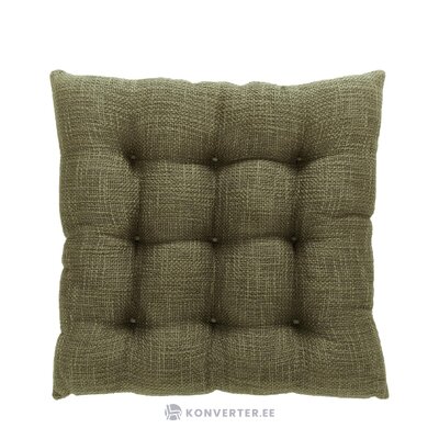 Tumma puuvillainen tuolin tyyny (sasha) 40x40 kokonaisena