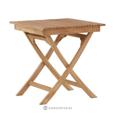 Folding solid wood garden table ghana (venture design) intact
