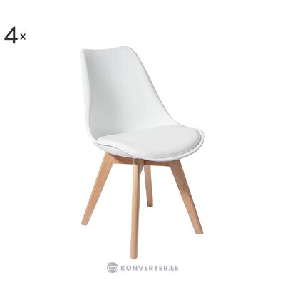 Brown and white chair kiki (tomasucci) intact