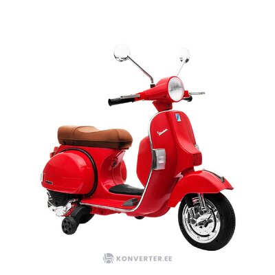 Vaikiškas elektrinis motociklas vespa raudonas (fitfiu)