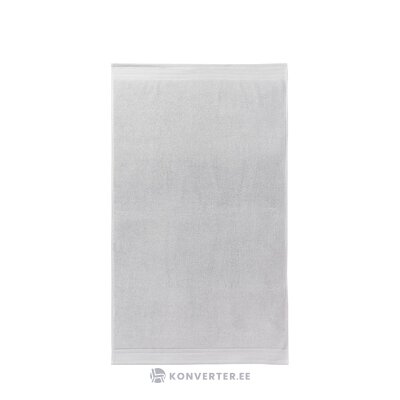 Light gray cotton bathroom rug (premium) 70x120 intact