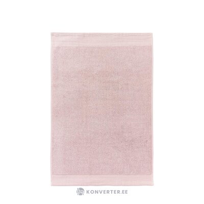 Pink cotton bathroom rug (premium) 50x70 intact