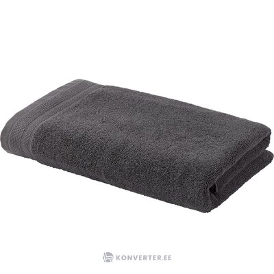 Tamsiai pilkas medvilninis vonios rankšluostis (premium) 70x140 visas