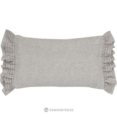 Šviesiai pilkos spalvos dizaino pagalvės užvalkalas (colette) 30x50 visas
