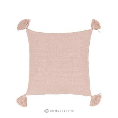 Rožinis medvilninis pagalvės užvalkalas (lori) 40x40 nepažeistas