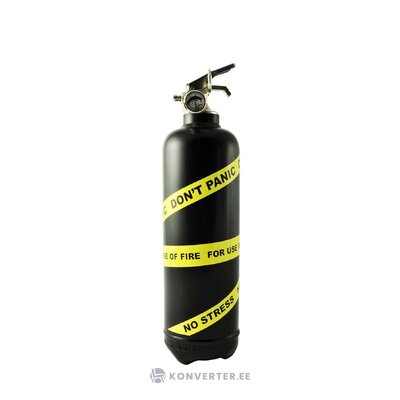 Black fire extinguisher expert (fire design) intact