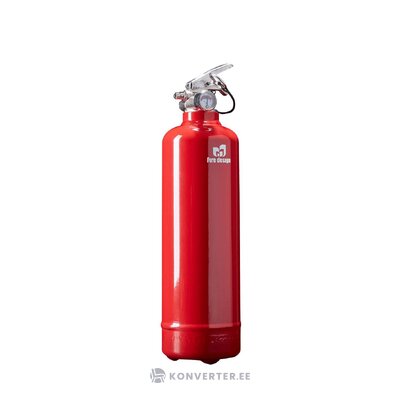 Sarkans ugunsdzēšamais aparāts rouge (uguns dizains) neskarts