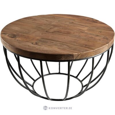 Solid wood design sofa table sixtine (macabane) intact