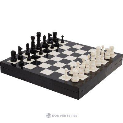 Koristeellinen shakkilauta Charlie (ensimmäiset taloustavarat) ehjä