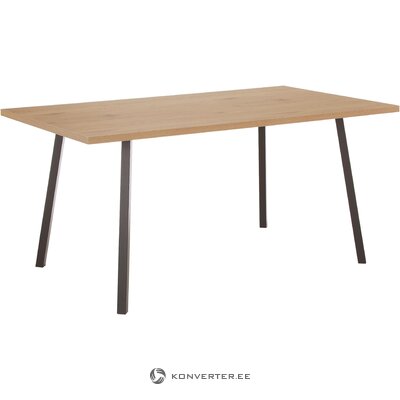 Обеденный стол из коричневого дуба cenny