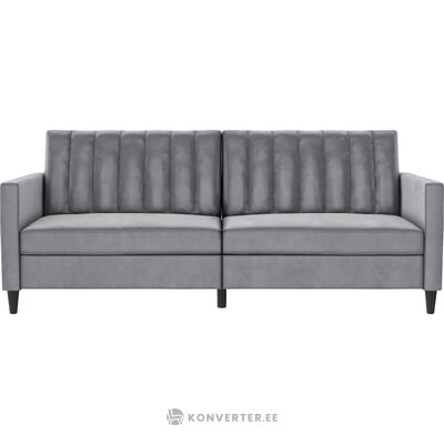 Gray velvet sofa bed celine whole