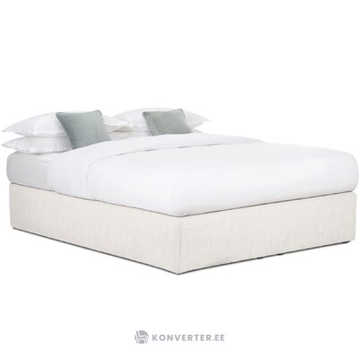 Pilkai smėlio spalvos kontinentinė lova (enya) 180x200 nekomplektuota