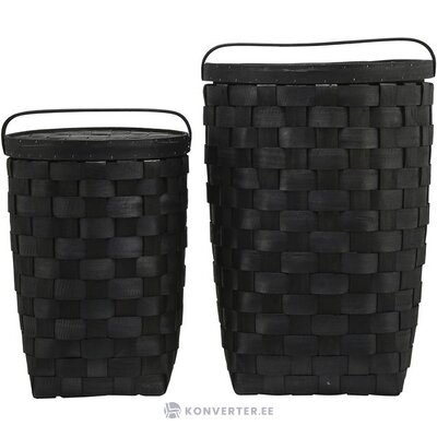 Black set of 2 storage baskets edition (house doctor) intact