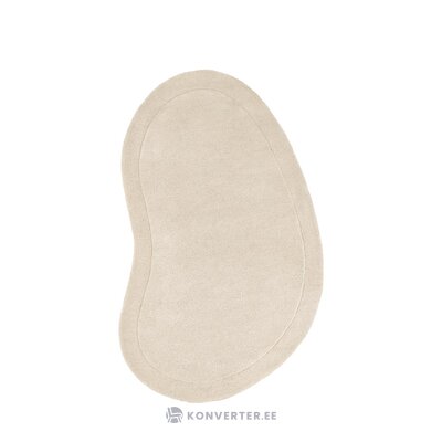 Smėlio spalvos ovalus vilnos kilimas (kadey) 120x180 nepažeistas