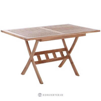 Solid wood garden table picnic (dacore) with cosmetic defects.