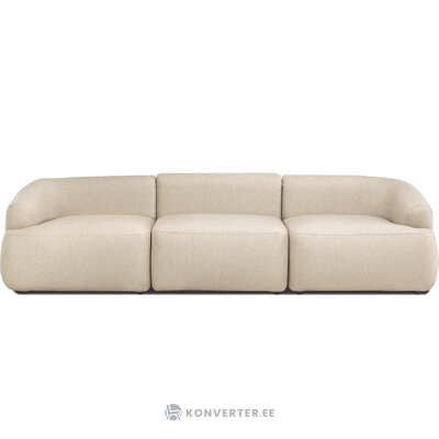Gaiši smilškrāsas dizaina moduļu dīvāns (dīvāns)