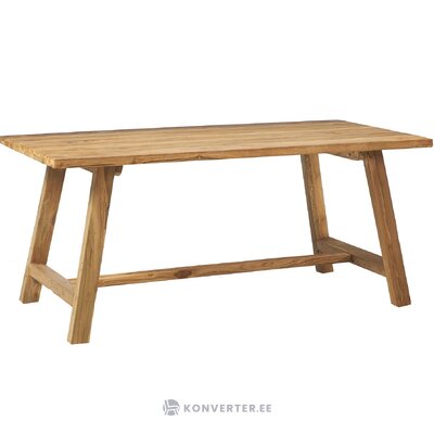 Solid wood dining table (lawas) intact